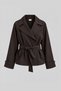 Stradi Belted and Draped Trench Coat Lined Trench - 4