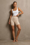 Night Ten Women's Firming Fabric Boxer Mold Corset - 2