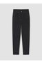 Texx Store Quality Lcw Petite Black Denim Straight Skinny & Slim High Waist Narrow Leg Women's Jean Pants - 3