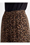 Esvab • Modern & Distinctive Leopard Embroidered Linen Blend Women's Trousers - 4