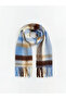 Özmarka New Season Pink Plaid Patterned Women's Scarf - 2