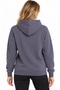 Women's Sweatshirt with Side Pockets 3 Yarns (Soft Puff Fabric) Winter Smoked Gray Brown Black Stone - 4