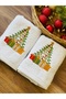 2-Piece New Year's Embroidered Gift Towel Set 30X50Cm