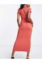 Rochie midi, roz - 3