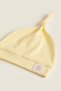 100% Cotton Interlock Travel by Sea Sailing Emblem Top-Tie Knotted Baby Beanie Hat 0-6 Months Set of 4 Pack - 4