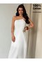 Rochie midi, alb - 6