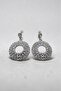 Silver Color Zircon Stone Classic Model Women's Bijouterie Earrings 130746 - 2