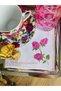 Rose Embroidered Coffee Presentation Napkin 2Pcs - 2