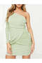 Rochie mini, verde - 2