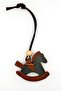 Cute Beaded Bag Ornament with Green Toy Horse Figure Accessory Hanger Ct011 - 5
