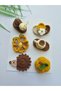 Ready for Fall Baby Shower Baby Gift Pinterest Combinations Hairless Baby Hairpin 6-Piece Mixed Sets Handmade Knitted Organic Baby Hair Accessories - 5