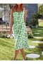 Rochie midi, mix culori - 3