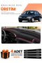 Ford Mondeo Pocked (1993-1996) Compatible Torpedo Protection Cover Auto Cover - Black-Red - Fo020