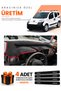 Peugeot Bi̇pper Fully Closed (2007-2020) Compatible Torpedo Protection Cover Auto Cover - S.Red - Pe019