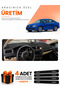 Volkswagen Jetta (2010-2018) Compatible Dashboard Protection Cover Auto Cover - Black-Grey - Vw013
