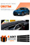Citroen Cactus (2018-2020) Compatible Dashboard Protection Cover Auto Cover - Black-Grey - Ci017