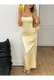 Rochie maxi, galben - 5