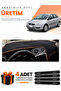 Ford Focus 2 (2005-2008) Compatible Dashboard Protection Cover Auto Cover - Black-Brown - Fo010
