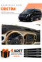 Mercedes Vi̇to W447 (2014-2021) Compatible Torpedo Protection Cover Auto Cover - Black-Brown - Mb026