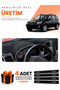 Chery Tiggo 5 (2013-2015) Compatible Torpedo Protection Cover Auto Cover - Black-Grey - Cy001