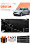 Skoda Fabia (1999-2006) Compatible Dashboard Protection Cover Auto Cover - Black-Grey - Sk001