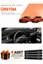 Renault Clio 5 (2019-2026) Compatible Dashboard Protection Cover Auto Cover - Black-Brown - Re019