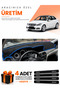 Mercedes W204 C180 (2007-2014) Compatible Dashboard Protection Cover Auto Cover - Black-Blue - Mb006
