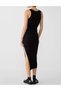 Rochie midi, negru - 2