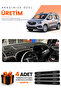 Opel Combo (2018-2023) Compatible Dashboard Protection Cover Auto Cover - Black-Beige - Op009