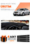 Chevrolet Cruze J300 Makyajsiz (2008-2011) Compatible Dashboard Protection Cover Auto Cover - Black - Ch006