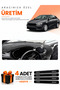 Fi̇at Egea Sedan (2019-2026) Compatible Torpedo Protection Cover with Tablet Holder - Black - Fi012