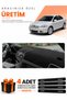 Toyota Avensis Screenless T250 (2003-2008) Compatible Torpedo Protection Cover Auto Cover - Black-Grey - To002