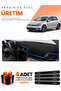 Volkswagen Golf 7 (2012-2020) Compatible Dashboard Protection Cover Auto Cover - Black-Blue - Vw012