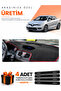 Renault Fluence Small Screen (2009-2016) Compatible Dashboard Protection Cover Auto Cover - S.Krmz - Re022