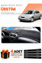 Mazda 626 Without Airbags (1998-2000) Compatible Dashboard Protection Cover Auto Cover - Black-Grey - Ma010