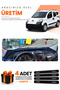 Peugeot Bi̇pper (2007-2020) Compatible Dashboard Protection Cover Auto Cover - Black-Blue - Pe020