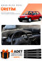Renault Clio 1 (1990-1998) Compatible Dashboard Protection Cover Auto Cover - Black-Grey - Re006