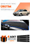 Mazda 626 (1997-2002) Compatible Dashboard Protection Cover Auto Cover - Black-Blue - Ma011