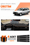 Renault 12 Toros Without Cover (1969-2000) Compatible Torpedo Protection Cover Auto Cover - Dark Brown - Re002