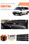 Ford Transit (2001-2006) Compatible Torpedo Protection Cover Auto Cover - Black-Brown - Fo028
