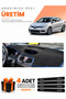 Renault Fluence Small Screen (2009-2016) Compatible Dashboard Protection Cover Auto Cover - S.Blue - Re022