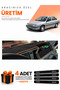 Renault 21 Manager (1990-1996) Compatible Torpedo Protection Cover Auto Cover - Black-Brown - Re005