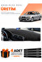 Bmw E46 (1997-2006) Compatible Dashboard Protection Cover Auto Cover - Black-Grey - Bm002