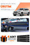 Volvo Xc-90 (2015-2024) Compatible Dashboard Protection Cover Auto Cover - Black-Blue - Vo006