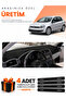 Volkswagen Golf 6 (2008-2012) Compatible Dashboard Protection Cover Auto Cover - Black-Grey - Vw011
