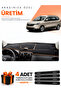 Dacia Lodgy (2010-2017) Compatible Dashboard Protection Cover Auto Cover - Black-Brown - Da007