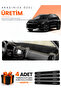 Citroen C5 Ai̇rcross (2018-2026) Compatible Dashboard Protection Cover Auto Cover - Black-Beige - Ci014