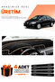 Volkswagen Passat B6 (2005-2010) Compatible Dashboard Protection Cover Auto Cover - Black-Beige - Vw016