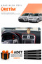 Toyota Avensis T270 (2009-2015) Compatible Torpedo Protection Cover Auto Cover - Black-Red - To004