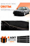 Bmw E34 (1988-1996) Compatible Dashboard Protection Cover Auto Cover - Black-Beige - Bm010